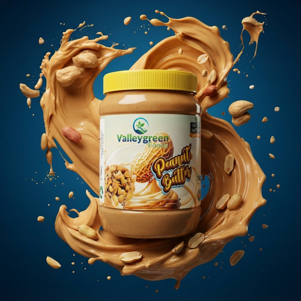 Stellar Foods peanut butter in a swirl of creamy spread